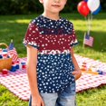 thumbnail image 5 of CCRFTGI American Flag Shirts for Kids Boys Girls Size 7 Patriotic 4th Of July Cute Tops American Flag Stars Outfits July 4th Celebration Summer Shirts Festival Tee Tops Navy 12-13 Years, 5 of 6