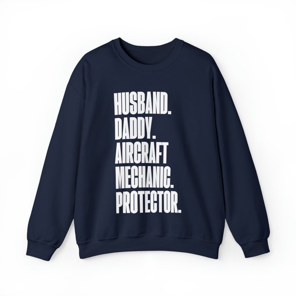 Aircraft mechanic Dad Fathers Day Birthday Sweatshirt, Gifts, Crewneck