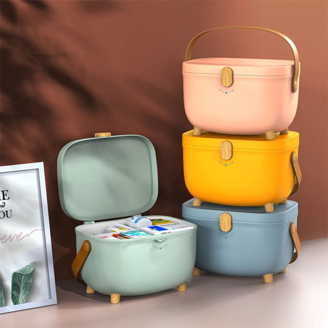 Caja de almacenamiento de medicamentos, caja de almacenamiento de medicamentos de plástico, caja de kit de emergencia, organizador de caja médica de plástico impulsado por el rendimiento