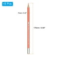 thumbnail image 2 of Uxcell Watercolor Pencil, 6Pcs Water Soluble Pencils for Blending, Coloring, Sketch Drawing, Painting, Light Orange Red, 2 of 7