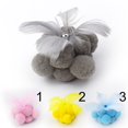 thumbnail image 3 of Cat Plush Ball Interactive Faux Feather Cat Play Ball Kitten Ball Toy with Bell, 3 of 10
