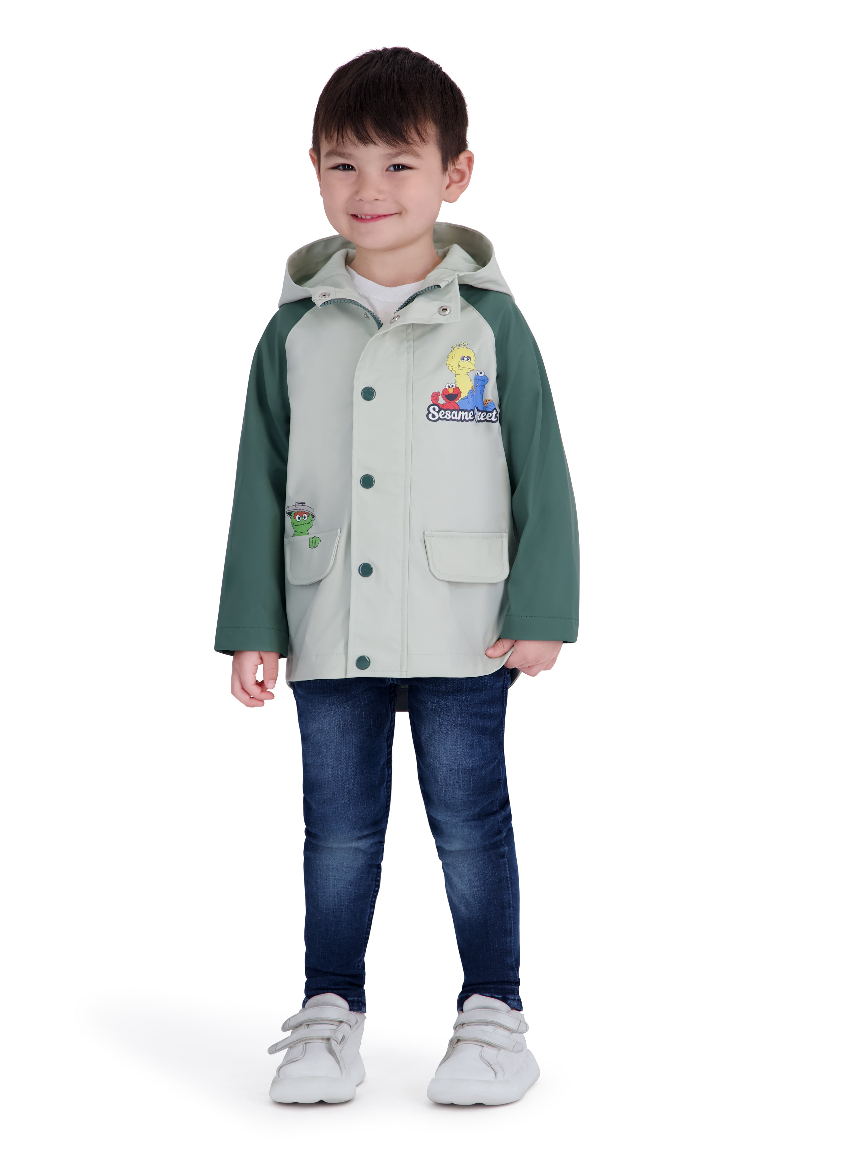 Sesame Street Toddler Boy Raincoat, Sizes 12 Months-5T