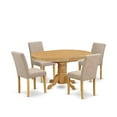 thumbnail image 2 of East West Furniture Dining Room Set Oak, AVAB5-OAK-04, 2 of 6