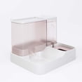 thumbnail image 1 of <p>2 In 1 Dog Feeder, One Piece Design Large Capacity Pet Water Food Dispenser Wet Dry Separation  PP Large Base  For Indoor For Cat</p>, 1 of 7