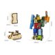 thumbnail image 5 of Figura de Acción de Transformación de Robots GUDI, Modelo de Coche Deformable, Números y Letras del Alfabeto, Matemáticas Educativas, Juguetes para Niños, 5 of 6