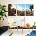 thumbnail image 4 of Idea4wall 3 Piece Tropical Canvas Wall Art Palm Tree Canvas Prints Modern Home Wall Decor, 24"x36", 4 of 5
