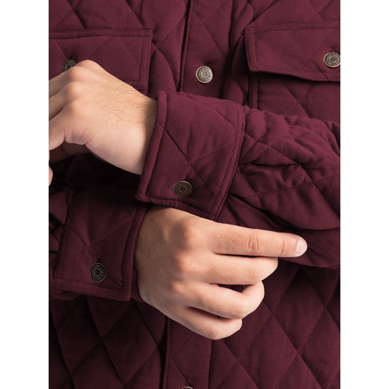 Wrangler Workwear Men's Quilted Polyester Shirt Jacket photo 5
