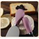 thumbnail image 2 of Cuchillos de comida occidental con mango de ABS | Juego de cuchillos for queso de acero inoxidable Juego de cuchillo, tenedor y espátula for queso con caja de plástico de alta calidad |, 2 of 2