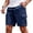 EI09- Navy, variant on Mens Cargo Cotton Twill Cargo Shorts Drawstring Stretch Elastic Waist Casual Work Short with Pockets Navy XL