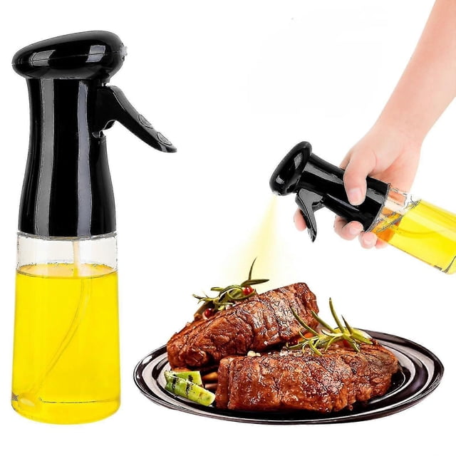 Botella pulverizadora de aceite de 220 ml, pulverizador de aceite de cocina, botella pulverizadora de aceite de oliva para cocinar.