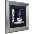 thumbnail image 2 of Trademark Fine Art "Cafe Blue IV" Canvas Art by Color Bakery Black Matte, Silver Frame, 2 of 4