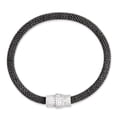 thumbnail image 1 of 925 Sterling Silver Black Cubic Zirconia Cz Mesh Bracelet Fancy, 1 of 5