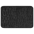 thumbnail image 1 of Alfombrillas de baño de espuma de memoria REGALWOVEN, ultra suaves, antideslizantes, absorbentes de agua, alfombra de baño de secado rápido, negra, 20" x 32", 1 of 6