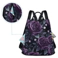thumbnail image 7 of FORMRS Women's Travel Backpack Purse Anti-Theft Hidden Pockets Casual Shoulder Bag, Roses and Pearls, 7 of 7