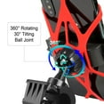 thumbnail image 5 of 360° Universal Phone Mount for Bike Motorcycle, Bicycle Adjustable Holder with Grip for iPhone 14 13 12 Pro Max Samsung Android Smartphone, Red, 5 of 10