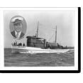 thumbnail image 2 of Historic Framed Print, [Deep-sea fishing boats - broadside views with oval portrait of captains - all are charter vessels operating out of N.Y. harbor, ca. 193-?] GLORY (Capt. J. M, 17-7/8" x 21-7/8", 2 of 9