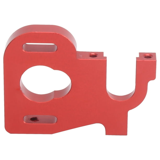 Asiento De Montaje De Motor RC, Soporte De Asiento De Asiento De Montaje De Motor Ajustable Aleación De Aluminio Para Montaje De Motor Para Wltoys 1/14 144001 RC Car Fyydes Rojo