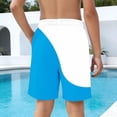 thumbnail image 4 of ATOGUTA Boys Swimming Shorts Quick Dry Boys Swim Trunks Bathing Suit Kids Swimwear with Pockets Size 4T-15, Sky Blue, 4 of 6