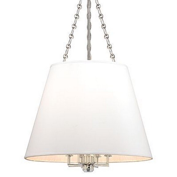 Hudson Valley Lighting - Burdett - Eight Light Pendant-Polished Nickel Finish