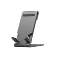 thumbnail image 2 of Seitruly Soporte para teléfono Plegable Ajustable 180 Grados Soporte para teléfonos móviles Soporte de escritorio portátil Almacenamiento en el hogar Teléfono y Comunicación Gris oscuro, 2 of 6