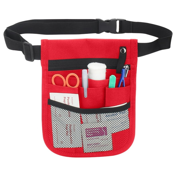 Rinonera para enfermera rinonera para enfermeria organizador de utilidad para bolsas de almacenamiento ligeras y duraderas para ROJO 11 Macarena Rinonera con cinturon de enfermera Walmart en linea
