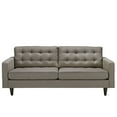 thumbnail image 4 of Modway Empress Upholstered Fabric Sofa in Granite, 4 of 5