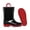 Black-red, variant on Girls Waterproof Rain Boots Gradient Easy On PVC Kids Mud Boots Outdoor