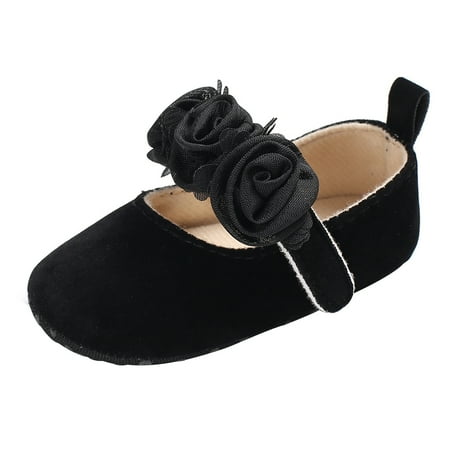 

SENDKEEL Baby Girl Princess Flower Fashion Toddler First Walkers Kid Shoes