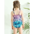 thumbnail image 4 of Usaibhir Girls One Piece Swimsuits with Adjustable Straps Multicolor Bathing Suits Kids Beach Swimwear for 2-8 Years, 4 of 13
