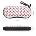 thumbnail image 2 of Vsdgher Strawberry Blueberry Cream Cake Sunglasses Soft Case Neoprene Zipper Eyeglass Case, Zipper Portable Spectacle Cases for Men Women, 2 of 6