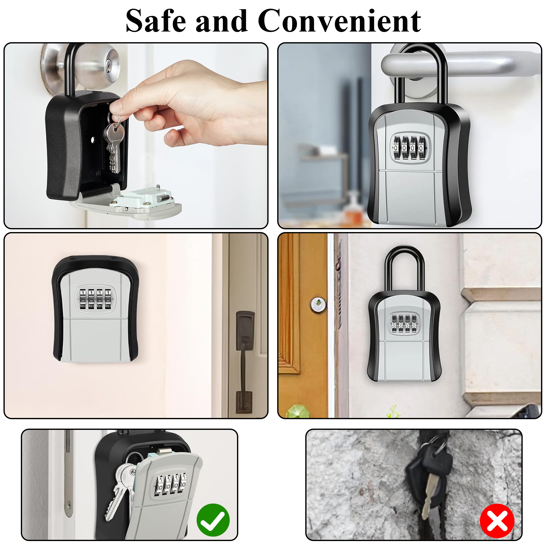 Fabulas Key Lock Box with Combination Lock photo 5