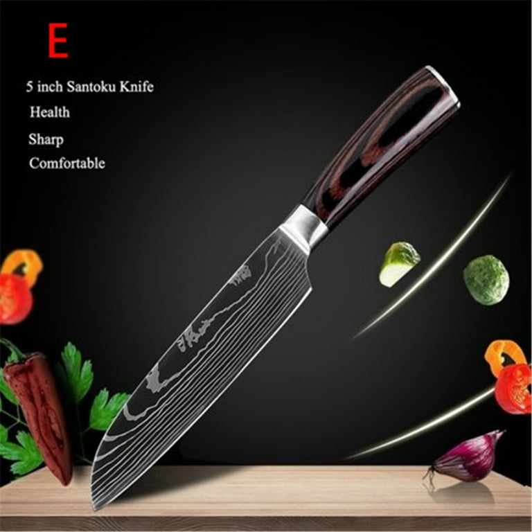 5 inch Santoku Knife Kitchen Knife Japanese Damascus Stainless Steel Chef  Knife