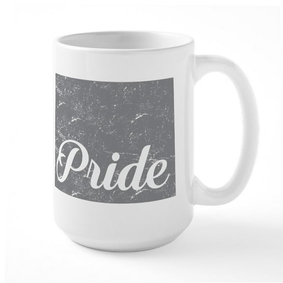 CafePress - Colorado Pride Large Mug - 15 oz Ceramic Large White Novelty Mug