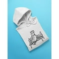 thumbnail image 3 of Dove Sitting On A Park Bench Hoodie Men -Image by Shutterstock, Male Medium, 3 of 4