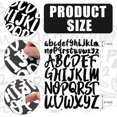thumbnail image 2 of 520 Self-Adhesive Letters, 10 Sheets 2.5 cm 5 cm Capital Letters Stickers Practical Letters(Black), 2 of 5