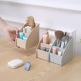 thumbnail image 4 of Deyuer Home Desktop Remote Control Storage Box Stationery Pen Holder Cosmetic Container,White, 4 of 7