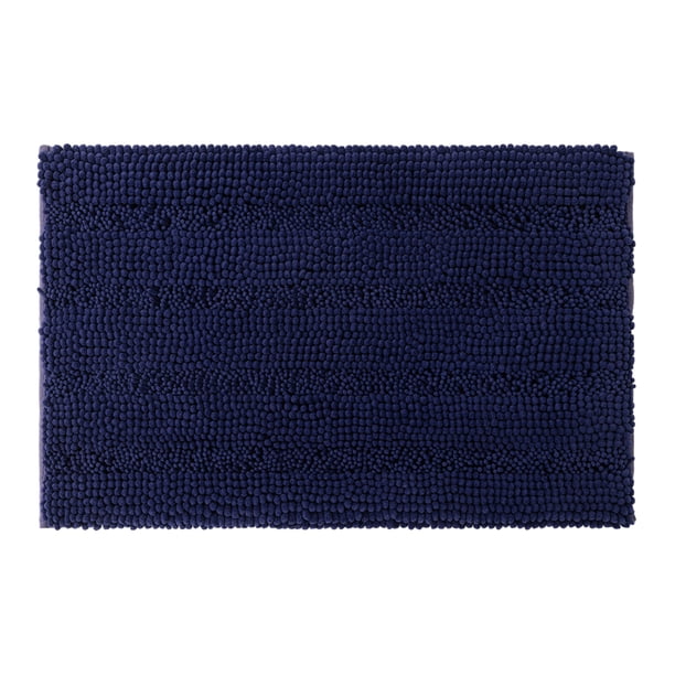 Advancent Alfombra de baño que no se desprende, textura , buena sensación de paso, parte inferior antideslizante absorbente de secado rápido Juegos de accesorios de baño Armada
