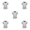 thumbnail image 3 of Minnieouse Moda africana para hombres Tops unisex para estilo y comodidad Algodón expresivo Hombres africanos Traje tradicional Manga corta gris Type2 NO2, 3 of 6