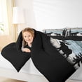 thumbnail image 4 of Homewish Safari Deer Bear Bedding Comforter Set,Graffiti Striped Twin Comforter Sets,Jungle Animal Bedding Set For Boys Teens,Super Cozy Room Decor Reversible,2 Pieces, 4 of 8