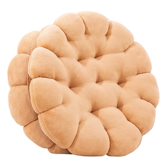 Mightlink Seat Cushion EPE Filling Manual Positioning Living Room Bedroom Sandwich Biscuit Plush Pillow Toy for Daily Life