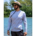 thumbnail image 5 of The American Outdoorsman Men's Lightweight UPF 50+ UV Sun Protection Outdoor Long Sleeve Quick Dry Graphic Shirt (Under Water, XXL), 5 of 7
