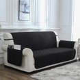 thumbnail image 4 of CHOK Liquidation Maison Seulement Housse de Canapé Réversible pour Coussin Housse de Canapé pour Chiens Résistant à l'Eau Protecteur de Meubles avec Bâtons en Mousse Sangles Élastiques pour Chats de Compagnie, 4 of 7