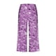 thumbnail image 5 of ICHUANYI Clearance Women's Printing Round Neck Short Sleeve Sleepshirt And Pants Sets Loungewear Pajamas With Pockets(Purple, XXL) ICHUANYI WER2023080702669, 5 of 8