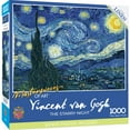 thumbnail image 2 of MasterPieces Starry Night Jigsaw Puzzle 1000 Pieces - Van Gogh Art Puzzle 19.25"x26.75", 2 of 6