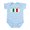 Sky Blue, variant on CafePress - KISS ME IM ITALIAN Infant Bodysuit - Baby Light Bodysuit, Size Newborn - 24 Months