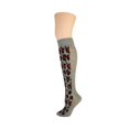 thumbnail image 2 of MeMoi Wild Side Cotton Blend Knee High Sock - Womens - Female, 9-11, Magenta, 2 of 2