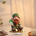 thumbnail image 4 of St. Patrick's Day Acrylic Four Leaf Clover Decoration, Green Flat Ornament for Home Party Office Decor, Holiday Tabletop Shelf Mantel Centerpiece(D), 4 of 9