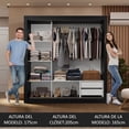 thumbnail image 5 of Ropero Closet Madesa 3 Puertas 3 Espejos NN 01, 5 of 5