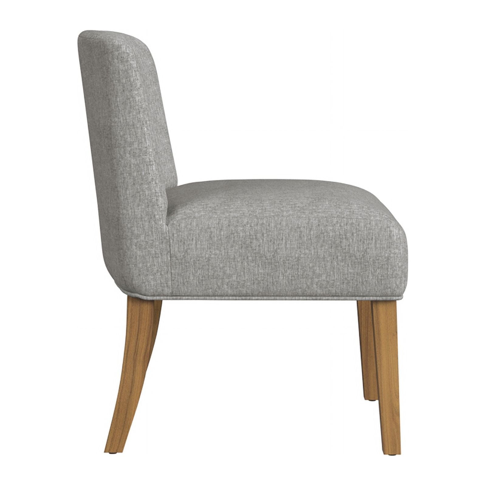 HomePop Mid-Back Upholstered Dining Chair, Gray
