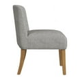 thumbnail image 4 of HomePop Mid-Back Upholstered Dining Chair, Gray, 4 of 9